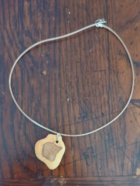 **FREE ADD ON*Handcrafted Beige and Brown Woode Pendant Necklace - Women Jewelry
